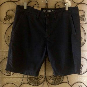 New BIG STAR Slim Industry Blue Shorts Size 34